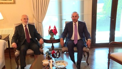 Bakan Çavuşoğlu Iraklı mevkidaşı Caferi ile bir araya geldi - ANKARA
