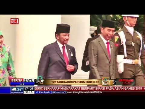 Jokowi Terima Kunjungan Sultan Brunei Darussalam