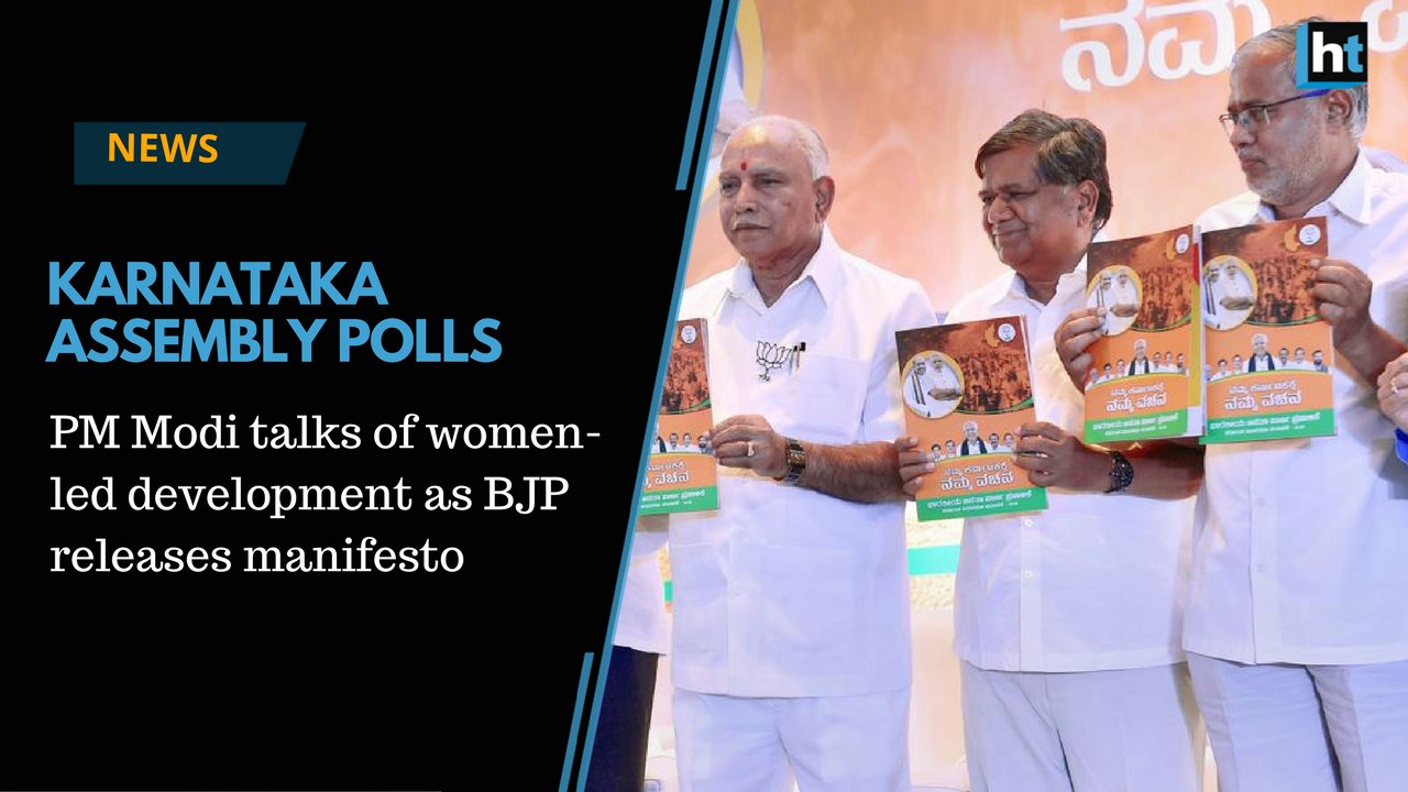 Karnataka polls: PM Modi says 'women first' for govt and BJP