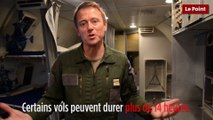 À bord d'un AWACS de l'armée de l'air