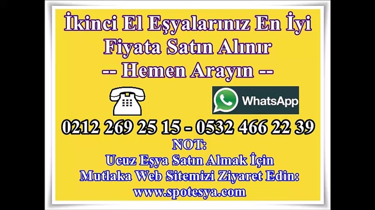 Eski ev eşyası satın alanlar