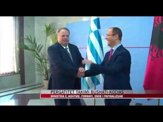 Përgatitet takimi Bushati-Kotzias - News, Lajme - Vizion Plus