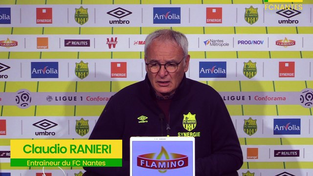 Claudio Ranieri avant FCN-MHSC