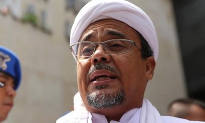Polda Jabar Hentikan Kasus Penodaan Pancasila Rizieq Shihab