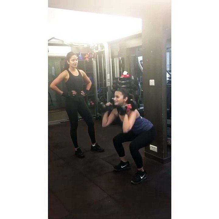 Katrina training a student