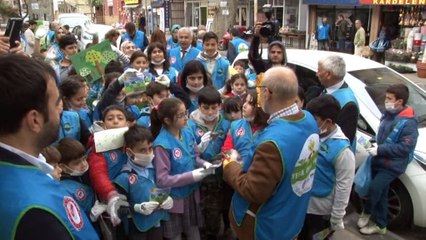 Minikler temiz çevre için yürüdü