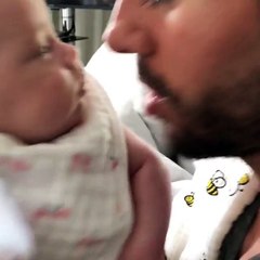 Enrique Iglesias kissing baby nonstop