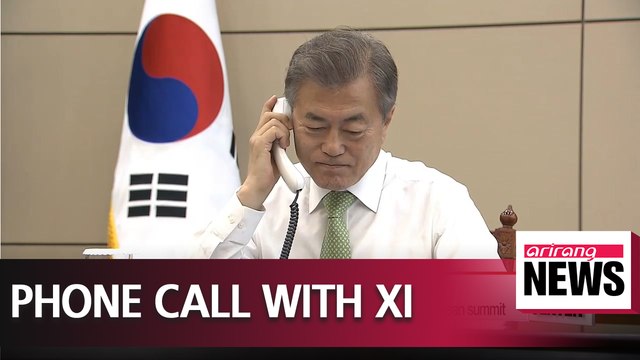 South Korean and Chinese leaders pledge cooperation for inter-Korean peace