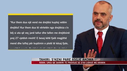 Download Video: Tahiri: S’keni parë asgjë akoma - News, Lajme - Vizion Plus