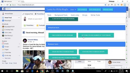 Howto Get a Phone number of your Facebook Friends | For free [2018 Trick]