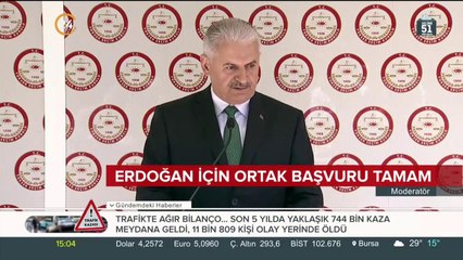 Yıldırım ve Bahçeli YSK'ya birlikte gittiler