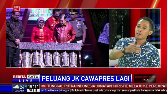Prime Time Talk: Peluang JK Cawapres Lagi # 1