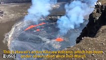 Kilauea volcano eruption: Watch incredible footage of lava lake
