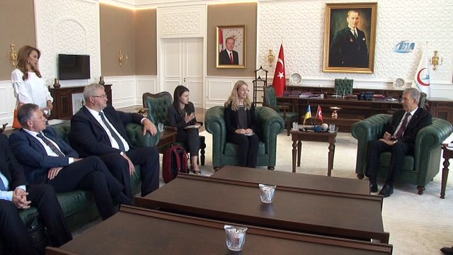 Sağlık Bakanı Demircan, Ukrayna Sağlık Bakanı Ulana Suprun'u makamında ağırladı