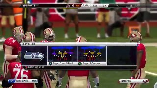 Richard Sherman Seahawks Makes Player Rage Live Commentary - Madden 25 Online Gameplay