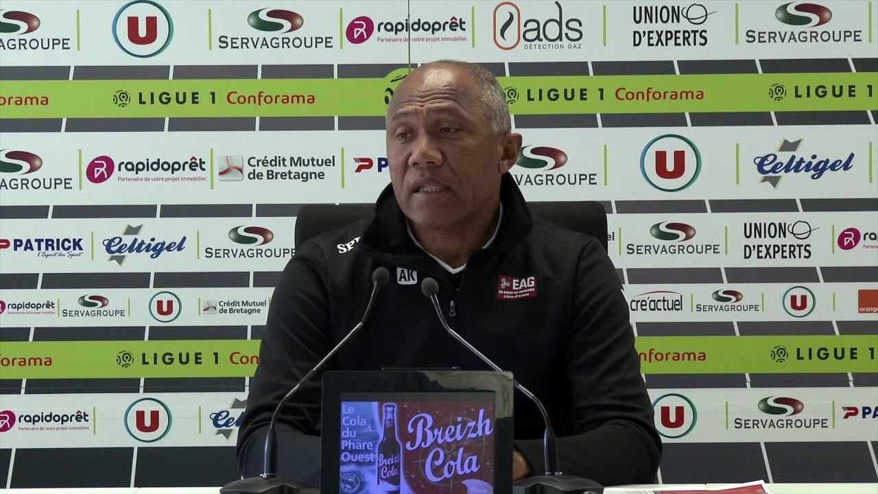 Le point presse d'Antoine Kombouaré avant Dijon-EAG