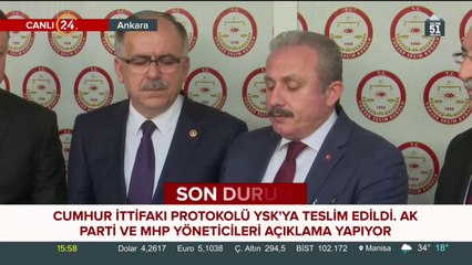 AK Parti ve MHP Yenikapı ruhu ile harekete geçmiştir
