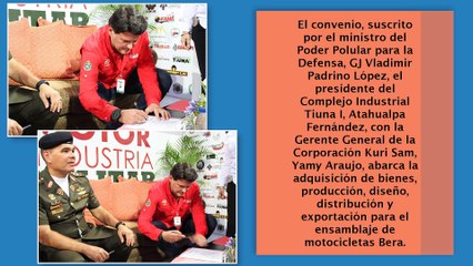 Atahualpa Fernández: Complejo Industrial Tiuna I firma acuerdo con Motores Bera