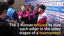 Korea Teams Unite Half Way Through Table Tennis World Championships