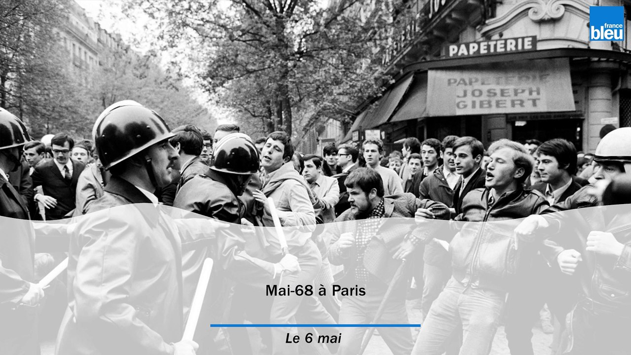 Mai-68 à Paris,  le 6 mai