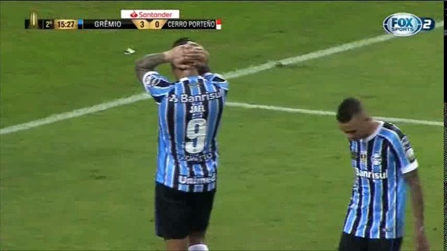 Grêmio 5x0 Cerro Porteño (PAR) Fox 2 tempo completo libertadores 2018