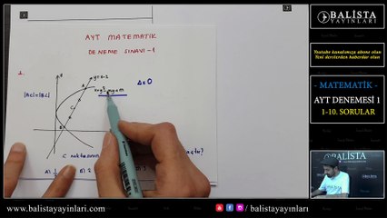 AYT matematik denemeleri 1