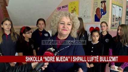 SHKOLLA “NDRE MJEDA” I SHPALL LUFTË BULLIZMIT