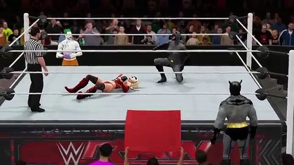 CATWOMAN vs HARLEY QUINN / WWE 2K16 Battle