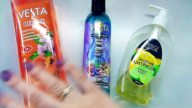 ПРОВЕРКА 3 рецептов лизуна БЕЗ КЛЕЯ без маски плёнки ИЗ ШАМПУНЯ