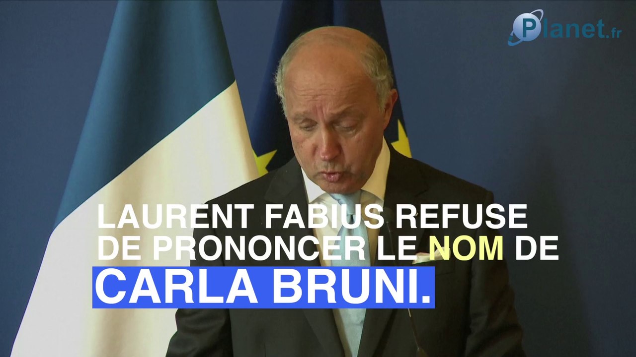 Pourquoi Laurent Fabius ne veut pas parler de Carla Bruni