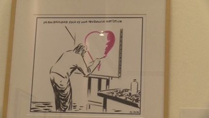 Iberoamérica se muestra en Viena con viñetas cargadas de humor y crítica