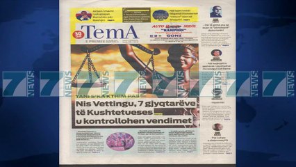 SHTYPI I DITES ME TITUJT E GAZETAVE E PREMTE 27 TETOR 2017 - News, Lajme - Kanali 7