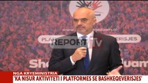 Report TV - Bashkëqeverisja, Rama:Qytetarët do të zgjidhin direkt problemet, fjala e plotë