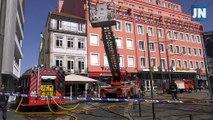 Churrasqueira encerrada após incêndio no centro do Porto