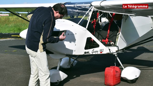 ​ULM. Vol au-dessus d'un nid de macareux