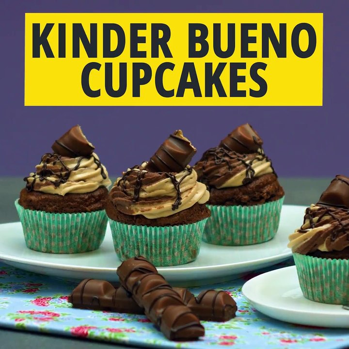 Super cremig: Kinder Bueno-Cupcakes ZUM REZEPT 