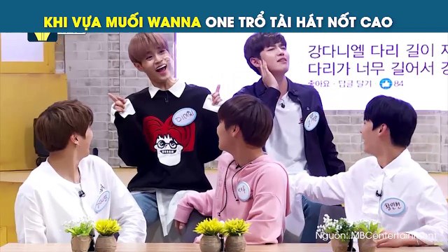 Cười ná thở với khoảnh khắc triệu view: Vựa muối Wanna One thi hát nốt cao giọng cá heo trên show