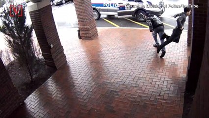 Watch: Good Samaritan Trips Armed Suspect Running From Police, 'Likely' Saving His Life