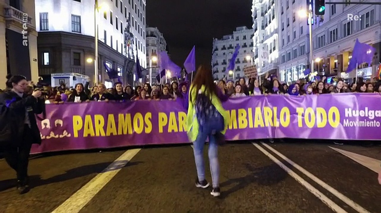 Der große Frauenstreik in Spanien 2018