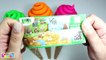 Play Doh Ice Cream Surprise Toys Opening Surprise Eggs, Kinder, Giftems Toy Surprises for Kids