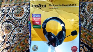 frontech headphone with mic || frontech jil 3442