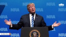 Trump At NRA Event: If We 'Outlaw Guns,' We'll Have To 'Outlaw All Vans And Trucks'