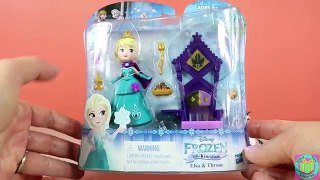 Disney Frozen Little Kingdom Elsa & Throne! Elsa saves Spiderman & Rhino from Ultron!