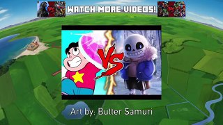 SANS vs STEVEN UNIVERSE! (Undertale vs Steven Universe) Cartoon Fight Club Bonus Episode 2