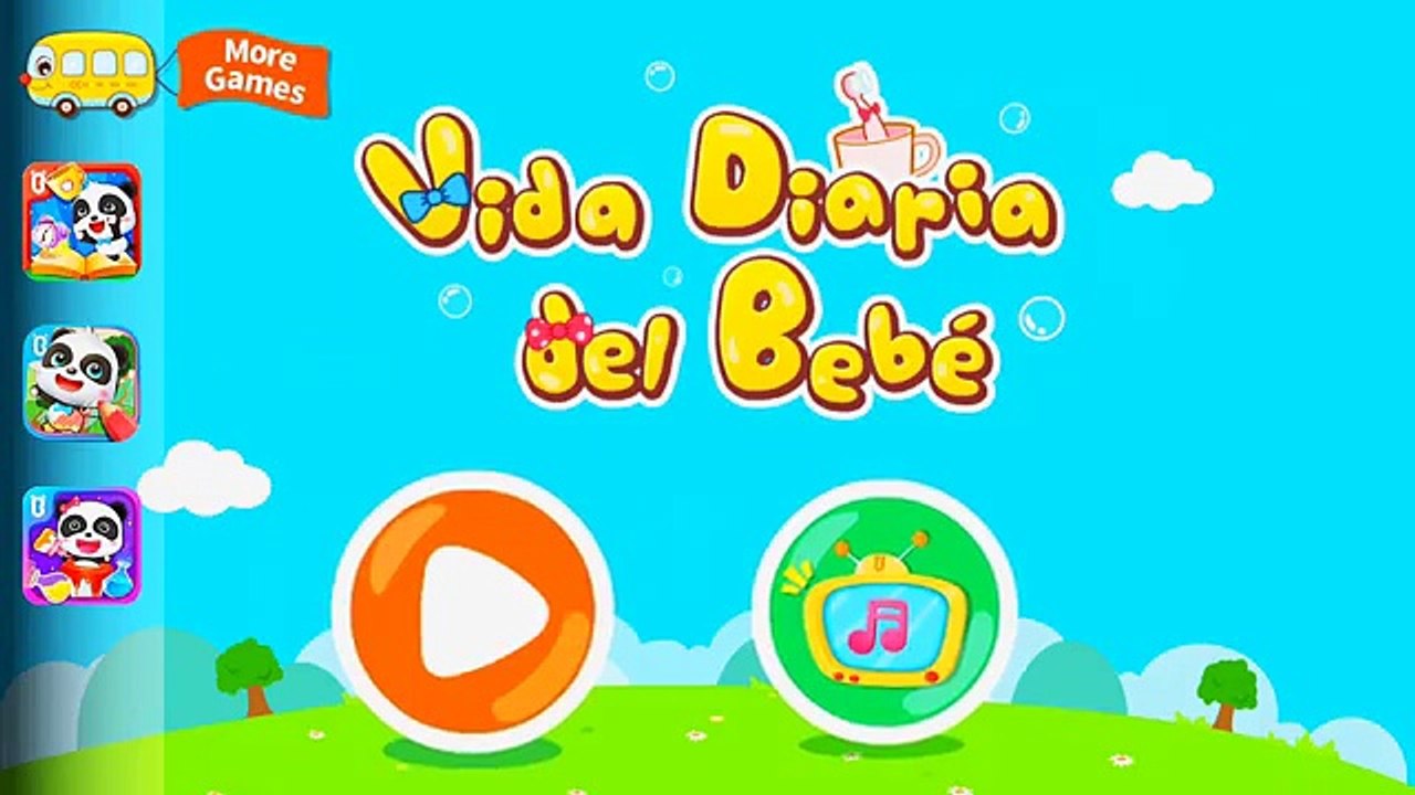 Juego del bebé y divertida aprender - Panda Bebé Vida Diaria y tomar cuidado lindo pequeño panda
