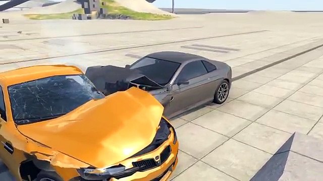 Машинки сталкиваются Мультик игра для мальчиков Ломаем тачки Аварии 3D мультфильм