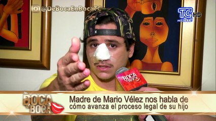 Madre de Mario Vélez confiesa que su hijo está volviendo hacer el de antes