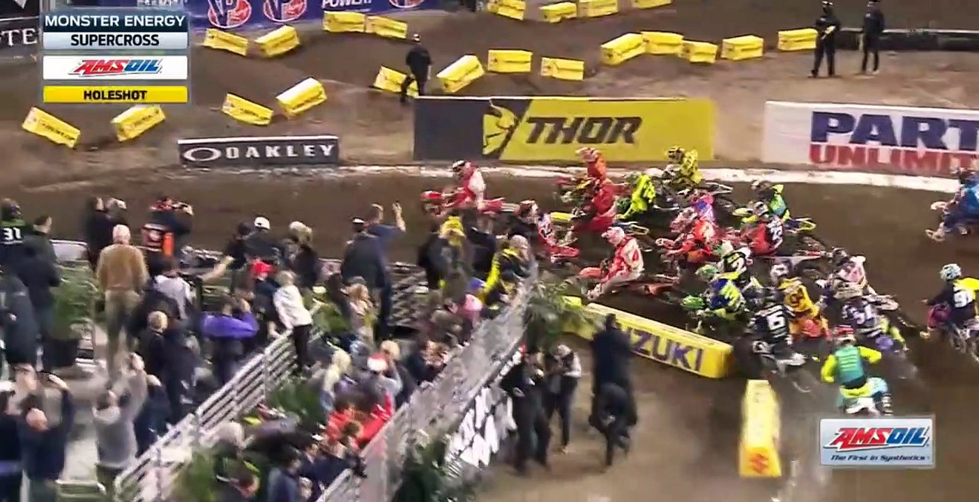 AMA Supercross 2018 Rd 3 Anaheim 2 - 450 Main Event 1 (from 3) HD 720p - part 1 (Monster Energy SX, round 3  - part 1, California) Main event/part 1 of 3
