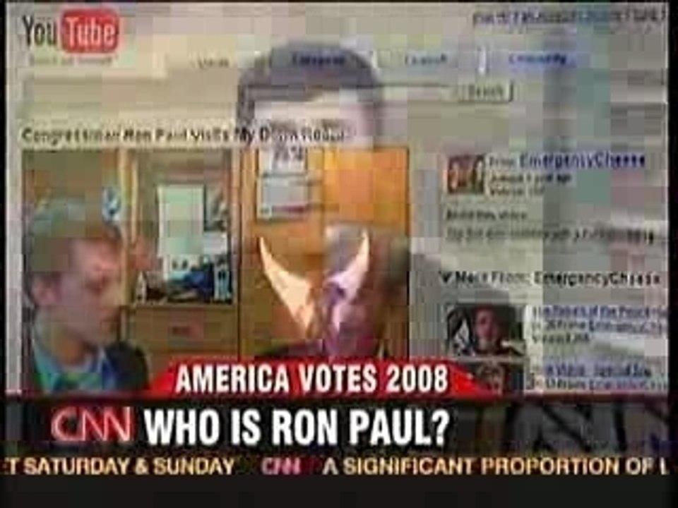 Ron Paul Grass-roots on CNN 10 13 07