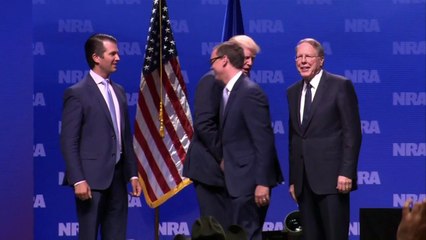 Trump refuerza su apoyo al lobby favorable a las armas de fuego